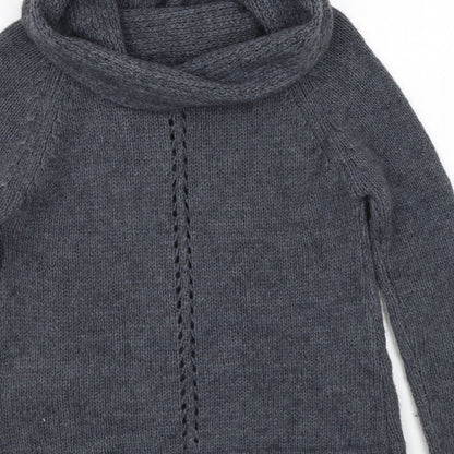Topshop Womens Grey   Pullover Jumper Size 6