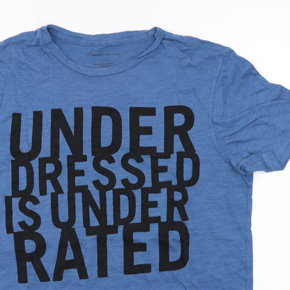 Kenneth Cole Mens Blue    T-Shirt Size S