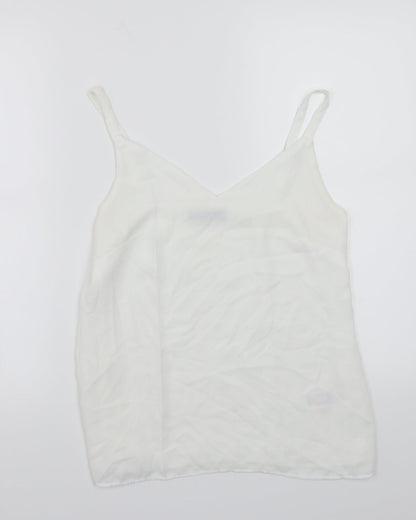 F&F Womens White   Basic Tank Size 10