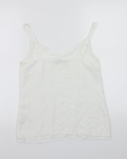 F&F Womens White   Basic Tank Size 10