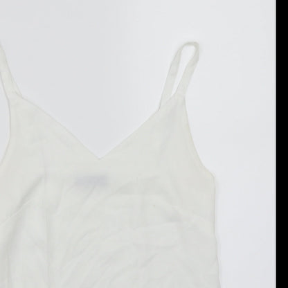 F&F Womens White   Basic Tank Size 10