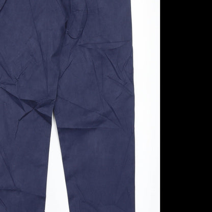 Womens UK Size 12 Preworn Regular Fit  Blue Trousers