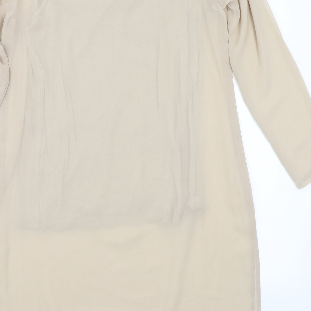Edit Womens Beige   Basic T-Shirt Size 8