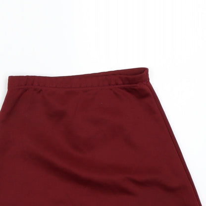 pretty little Thing Womens Red   A-Line Skirt Size 4