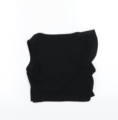 Select Womens Black   Cropped Tank Size 8