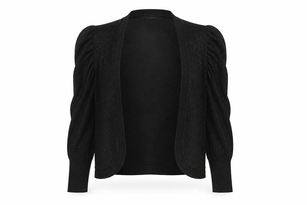Front view of George women’s black cape jumper, size UK 8