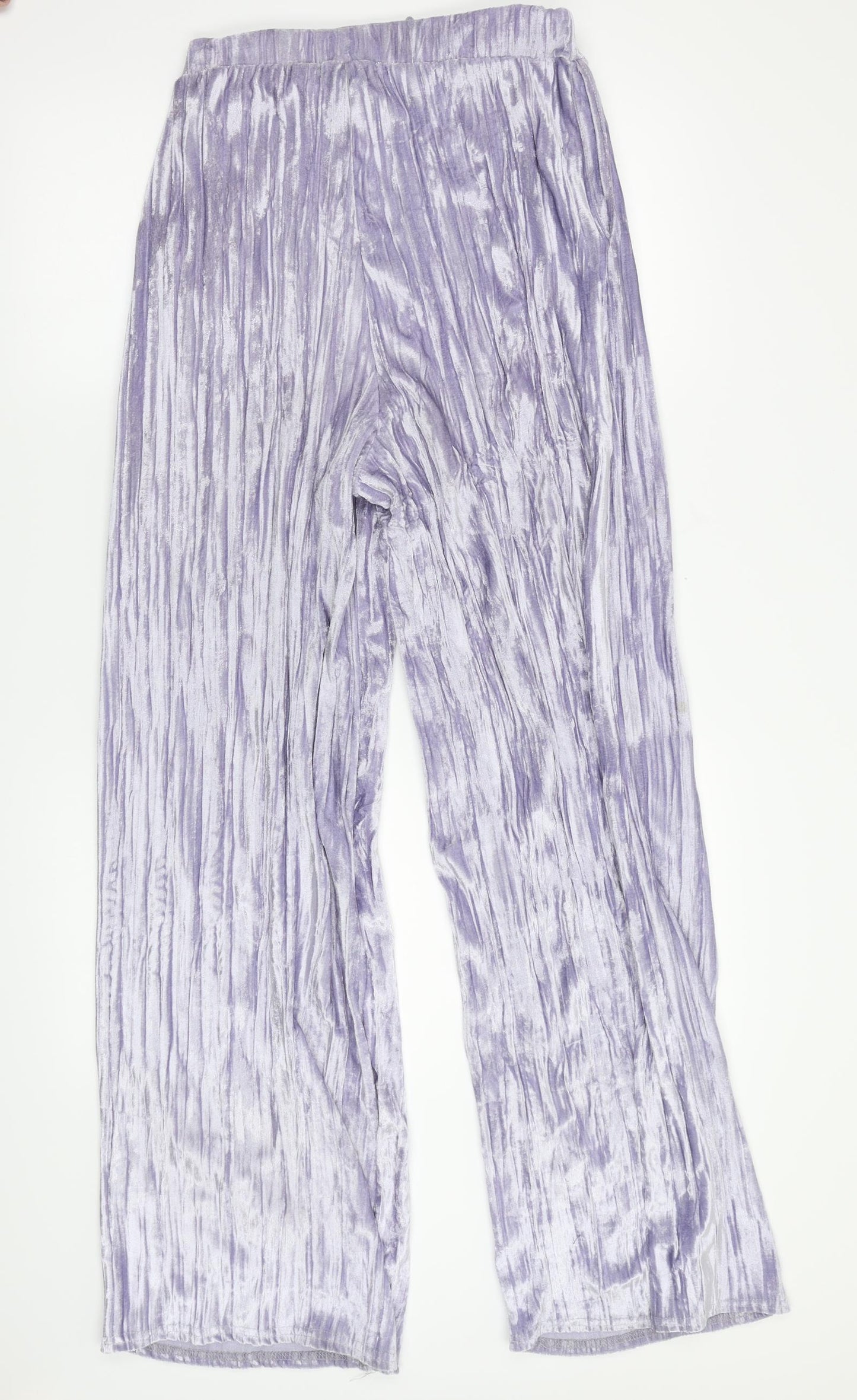 Womens UK Size 10 Boohoo Regular Fit Sweatpants Purple Trousers