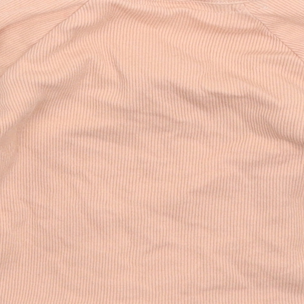 Brand and care label for George Baby Beige Basic T-Shirt, size 0-3, Months