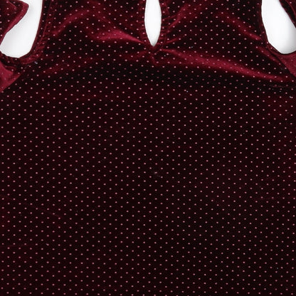 Primark Womens Pink Polka Dot  Basic Blouse Size 12