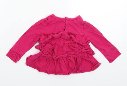 Gap Girls Pink   Fit & Flare  Size 9-12 Months