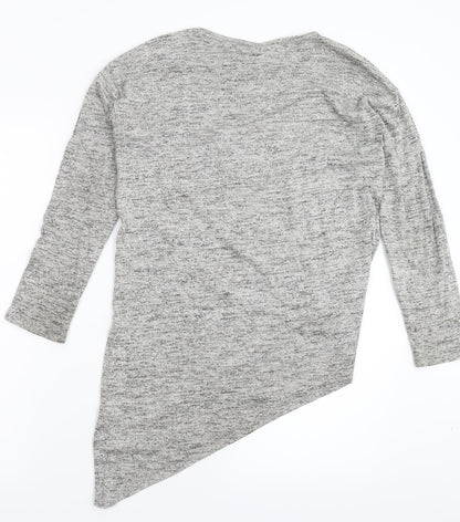 Young Dimension Girls Grey  Knit Pullover Jumper Size 12-13 Years
