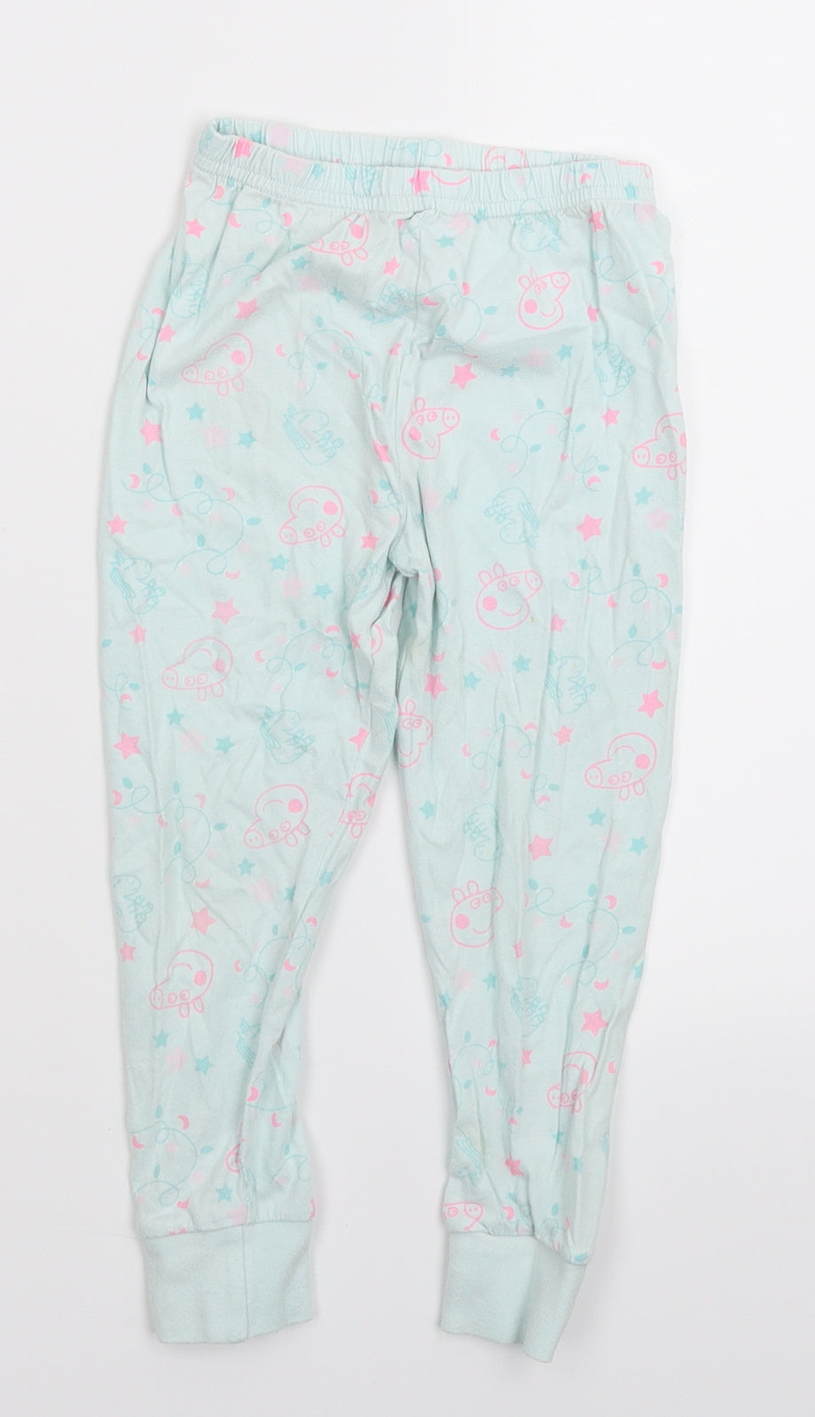 George Girls Green Geometric  Cami Pyjama Pants Size 3-4 Years