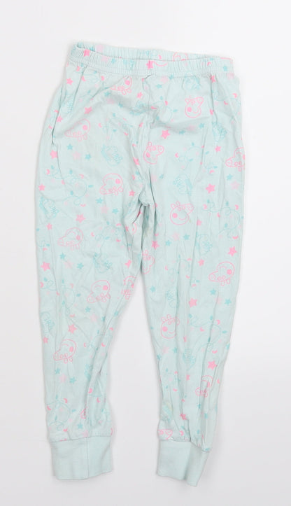 George Girls Green Geometric  Cami Pyjama Pants Size 3-4 Years