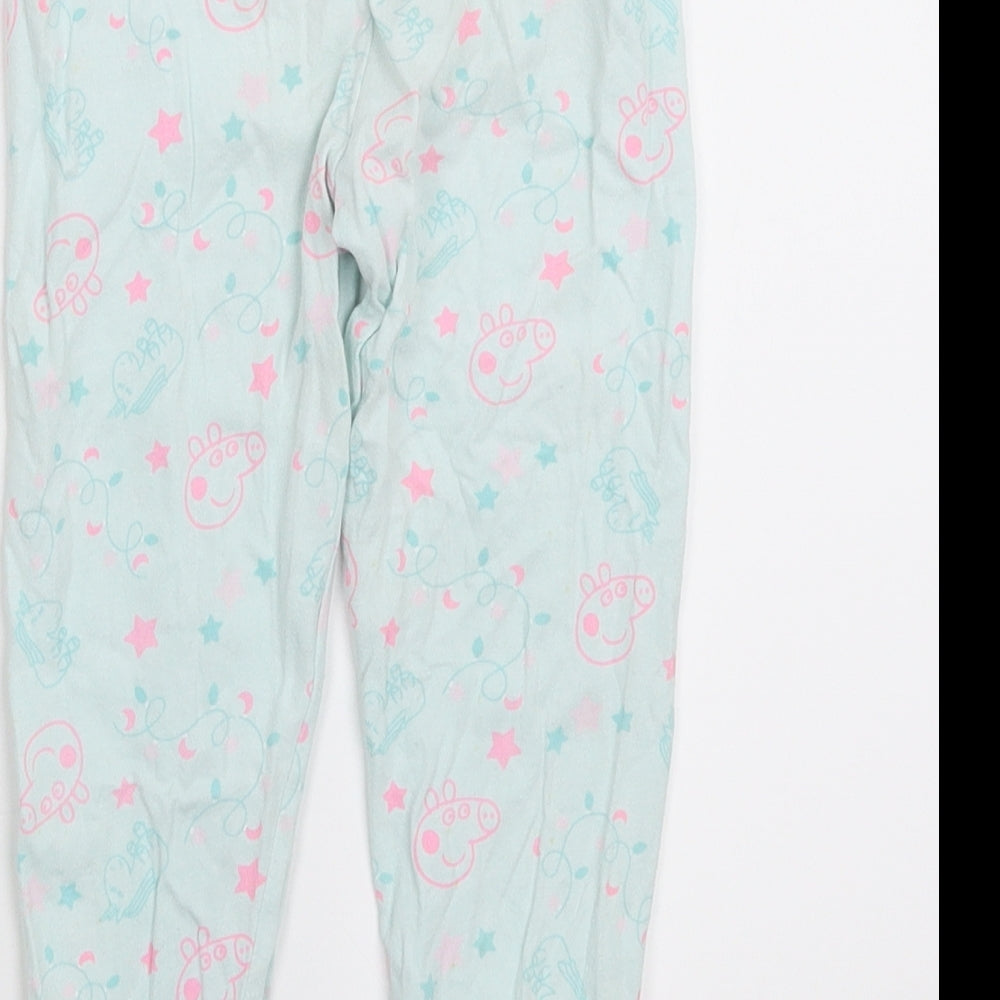 George Girls Green Geometric  Cami Pyjama Pants Size 3-4 Years