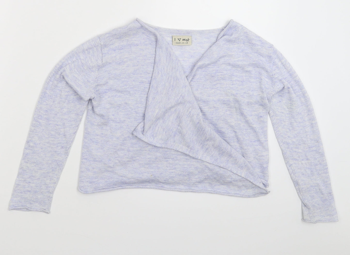 NEXT Girls Blue  Knit Cardigan Jumper Size 7 Years