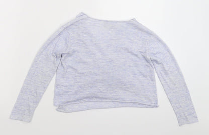 NEXT Girls Blue  Knit Cardigan Jumper Size 7 Years