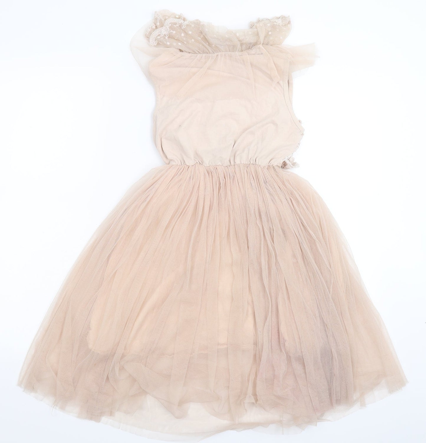 Fashion Boutique Girls Beige   Fit & Flare  Size S