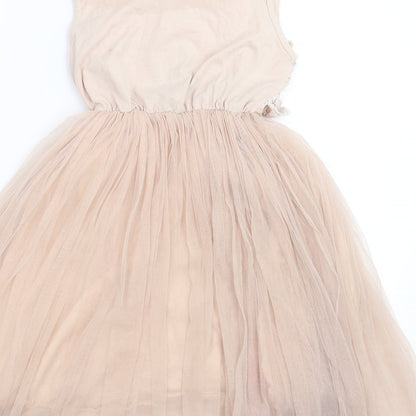 Fashion Boutique Girls Beige   Fit & Flare  Size S