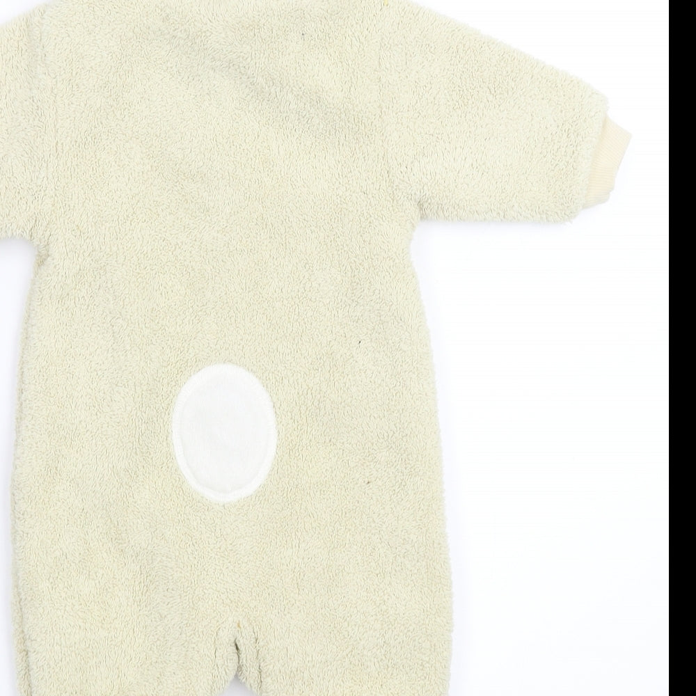 NEXT Baby Grey  Fleece Coverall One-Piece Size 3-6 Months