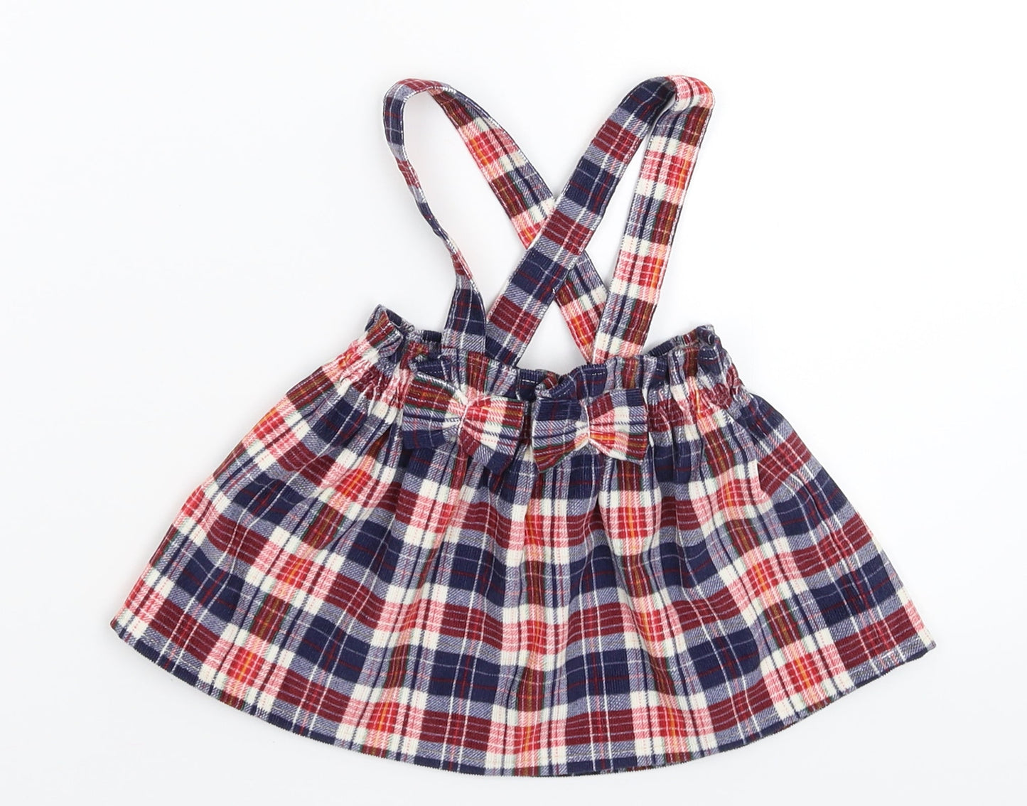 George Girls Multicoloured Check  Flare Skirt Size 0-3 Months