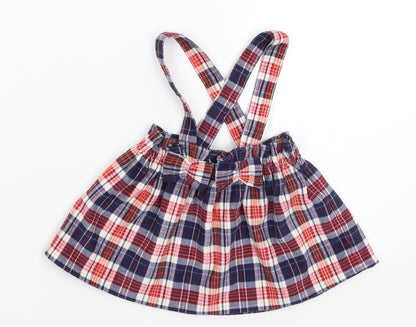 George Girls Multicoloured Check  Flare Skirt Size 0-3 Months