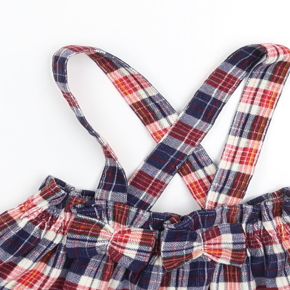 George Girls Multicoloured Check  Flare Skirt Size 0-3 Months