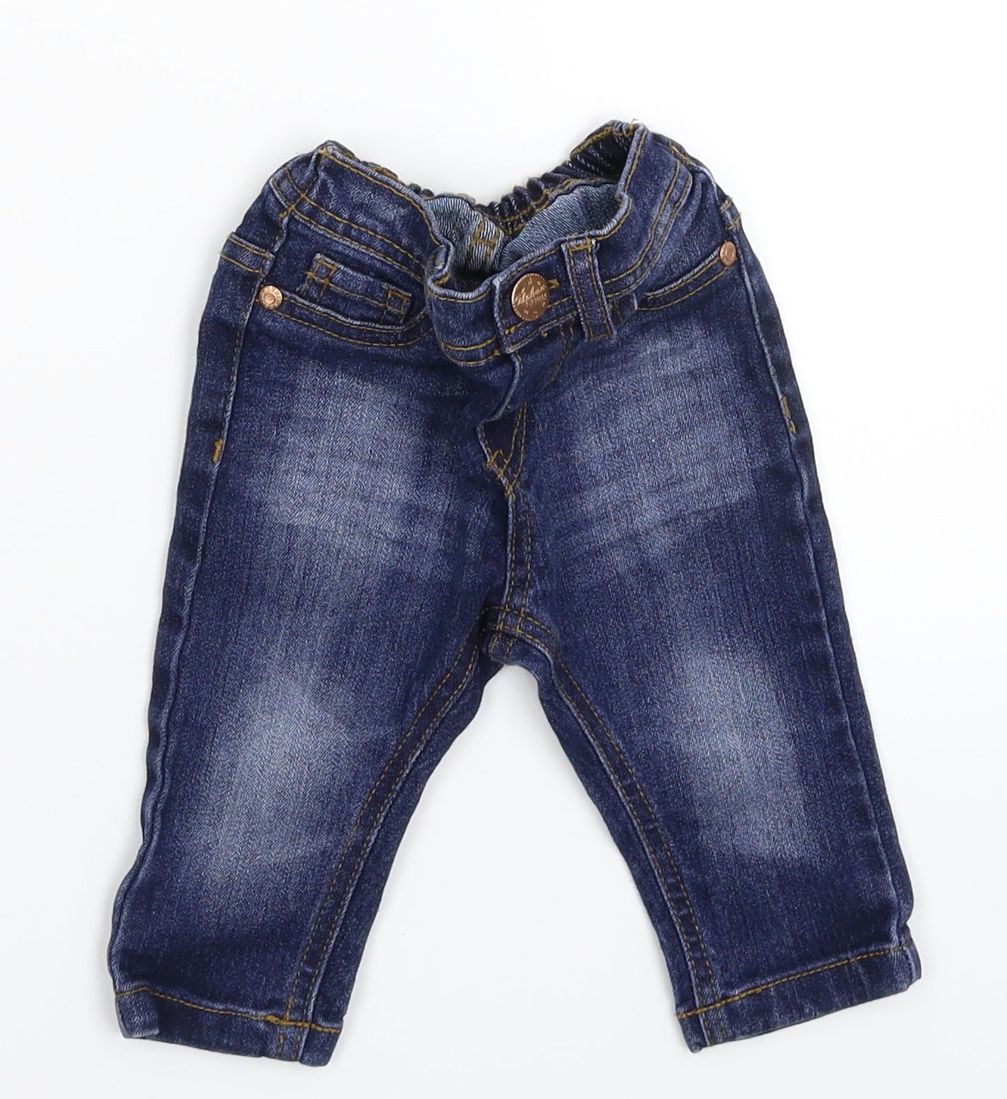 Merc Baby Blue  Denim Capri Jeans Size 3-6 Months