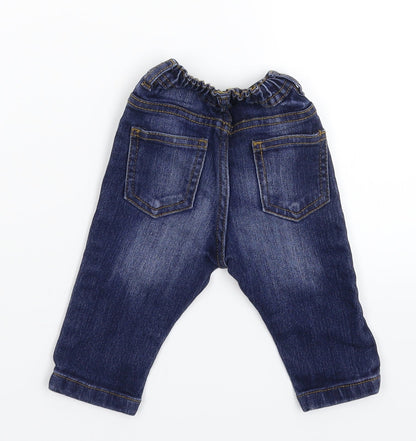 Merc Baby Blue  Denim Capri Jeans Size 3-6 Months
