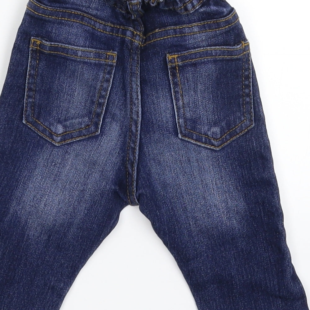Merc Baby Blue  Denim Capri Jeans Size 3-6 Months