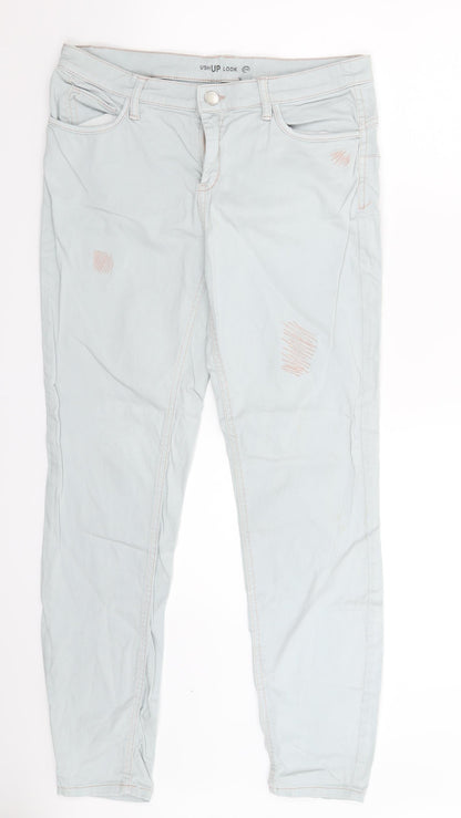 C&A Womens Grey  Denim Skinny Jeans Size 31 in L28 in