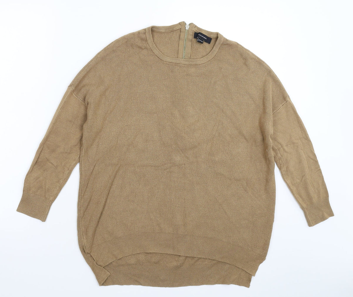 Front view of Atmosphere women’s brown knit jumper, size UK 16