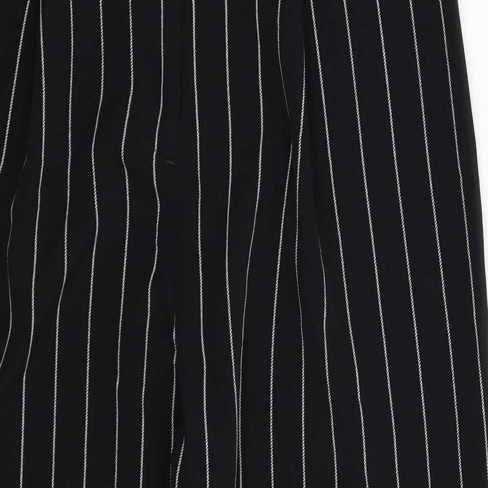 Womens UK Size 10 Divided Slim Fit  Black Trousers