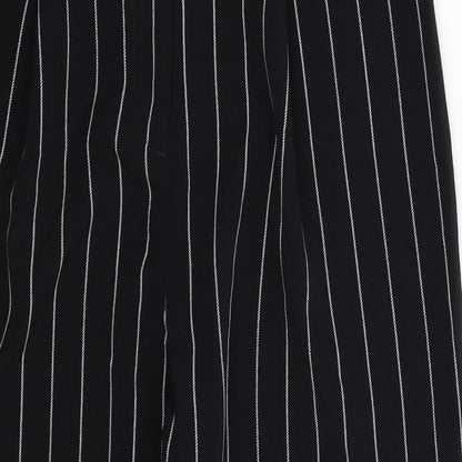 Womens UK Size 10 Divided Slim Fit  Black Trousers