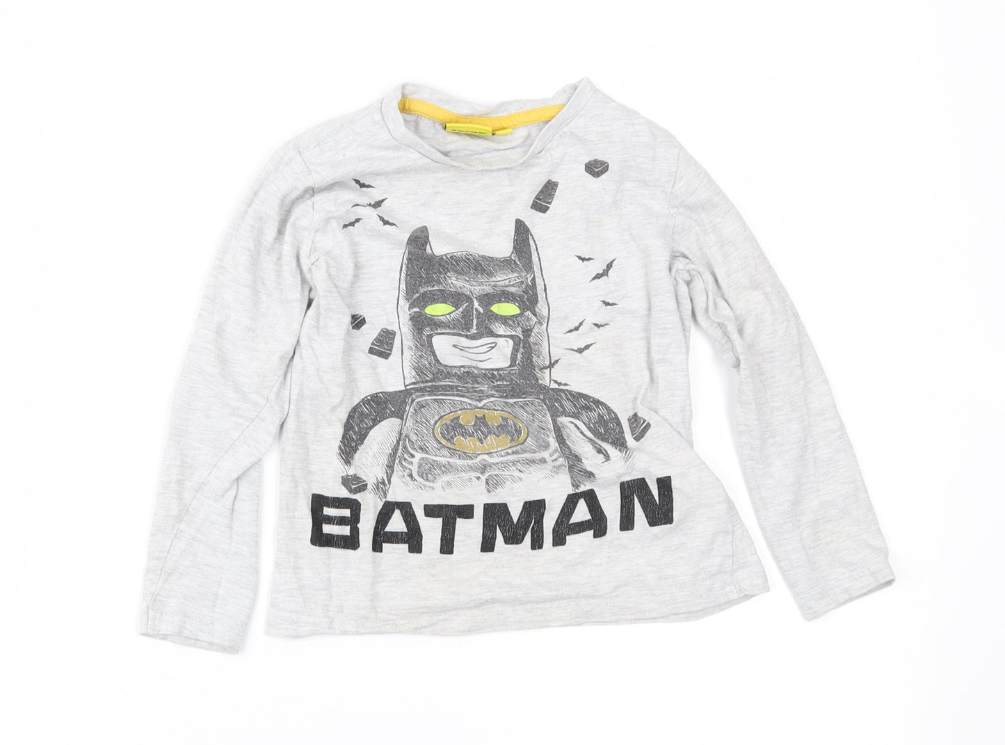 LEGO Boys Grey   Basic T-Shirt Size 3-4 Years  - Batman