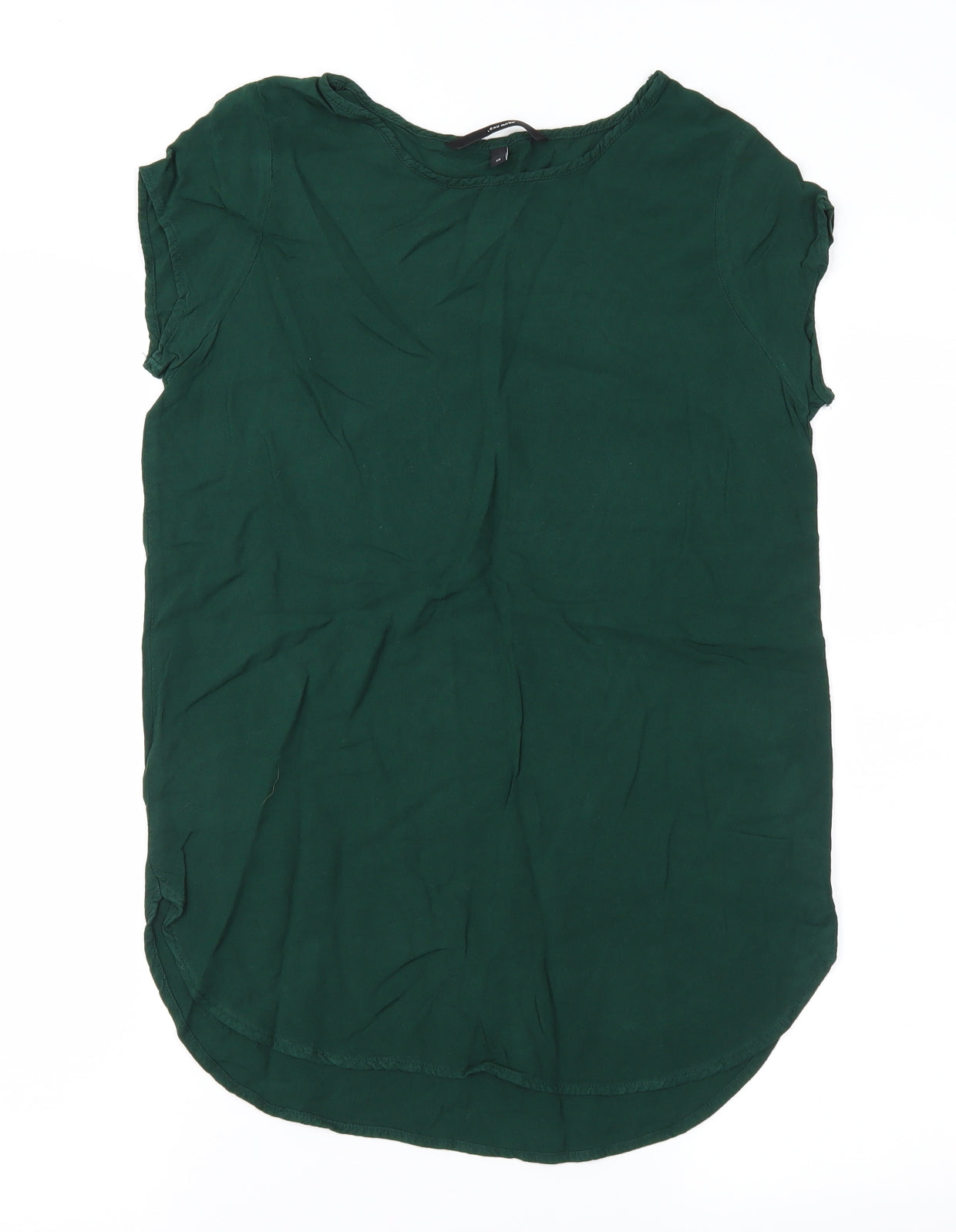 Womens UK Size 6 Vera Moda Green Basic Blouse