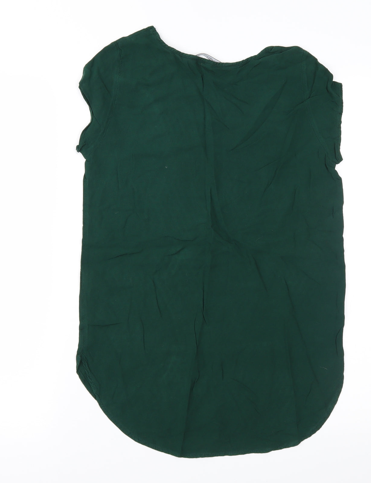 Womens UK Size 6 Vera Moda Green Basic Blouse