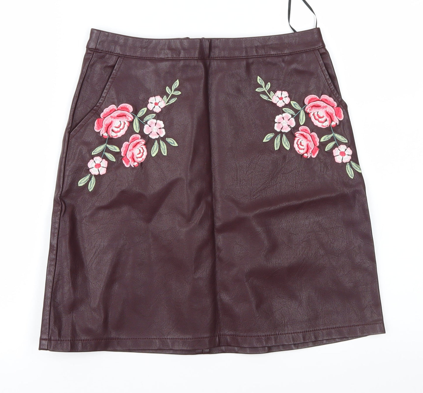 New Look Womens Purple   A-Line Skirt Size 6