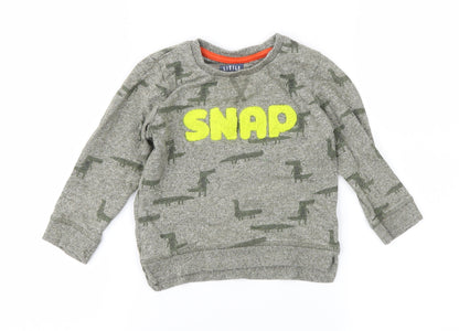 Mothercare Boys Green Geometric  Basic Casual Size 18-24 Months