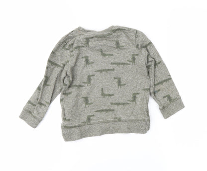 Mothercare Boys Green Geometric  Basic Casual Size 18-24 Months