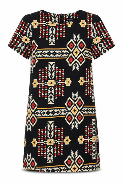 New Look Womens Multicoloured Geometric  Shift  Size 6