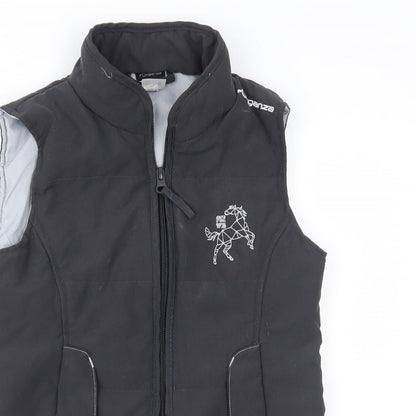 DECATHLON Girls Grey   Gilet Waistcoat Size 6 Years
