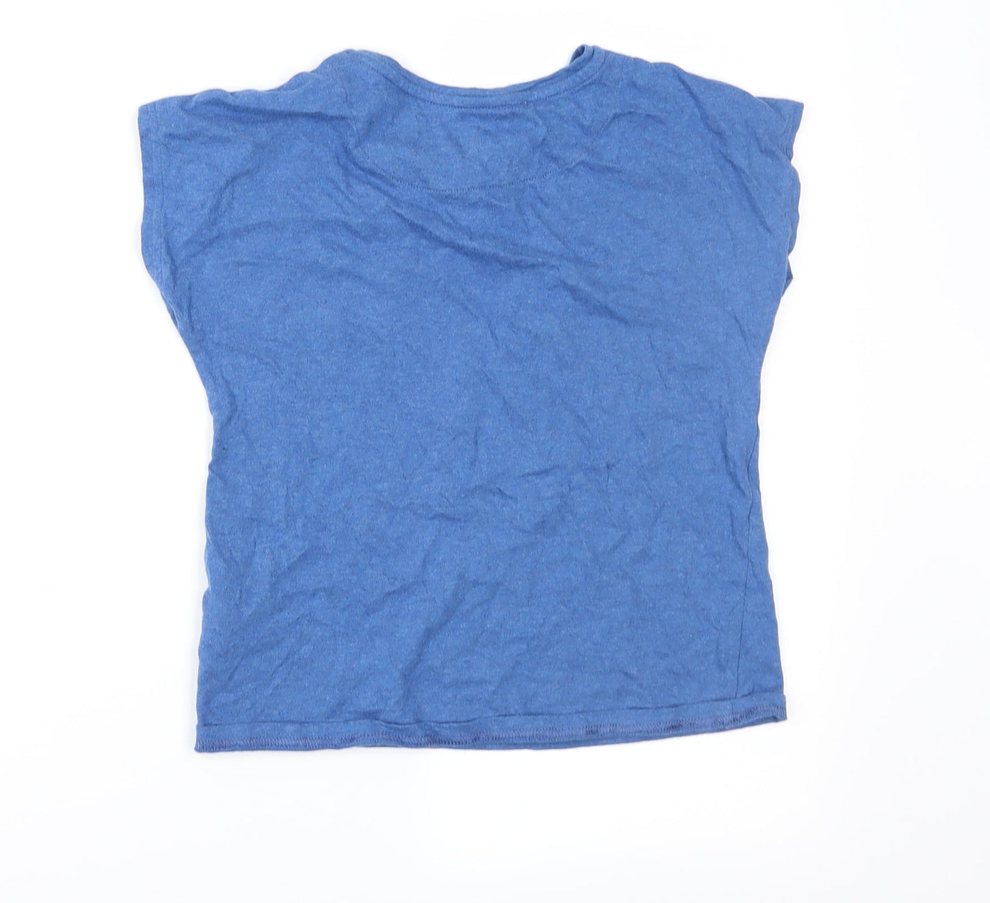 Marks and Spencer Girls Blue   Basic T-Shirt Size 8-9 Years