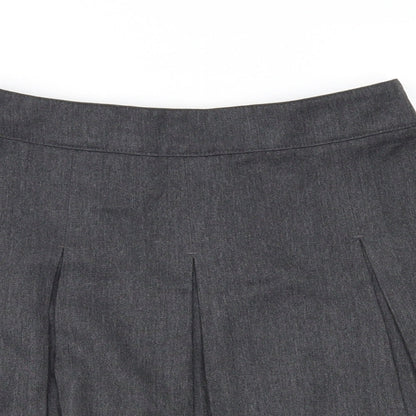 Preworn Girls Grey   Pleated Skirt