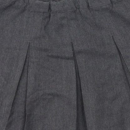 Preworn Girls Grey   Pleated Skirt