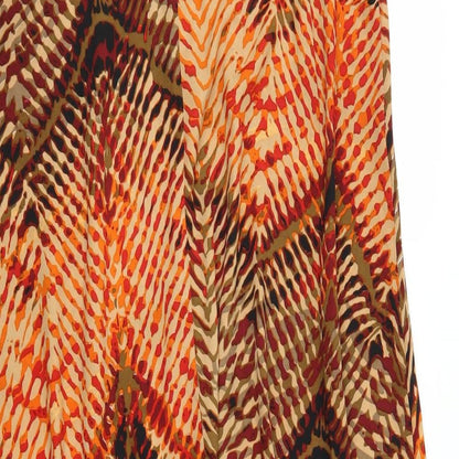Simply Stock Shop Womens Brown Geometric  Slip Dress  Size M