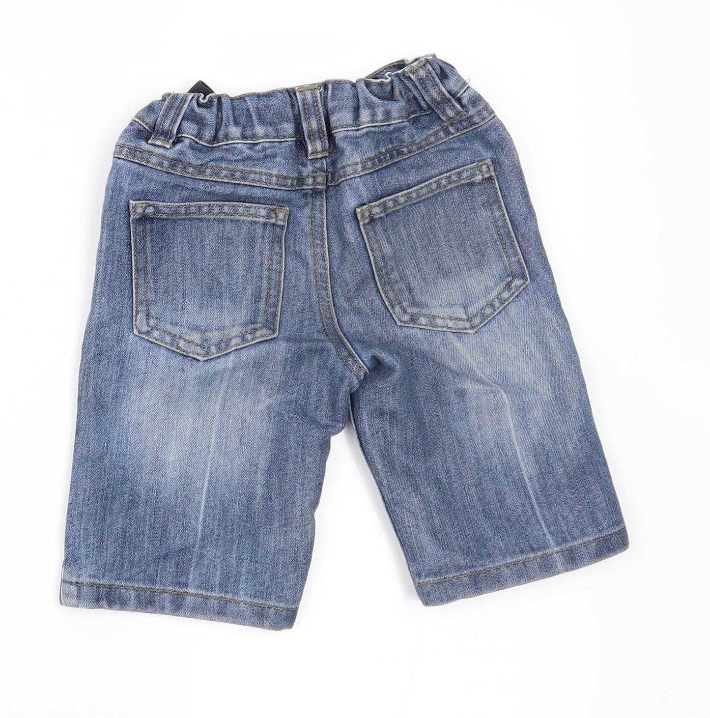 Denim & Co. Boys Blue  Denim Chino Trousers Size 3-4 Years