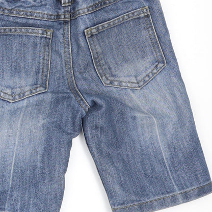 Denim & Co. Boys Blue  Denim Chino Trousers Size 3-4 Years
