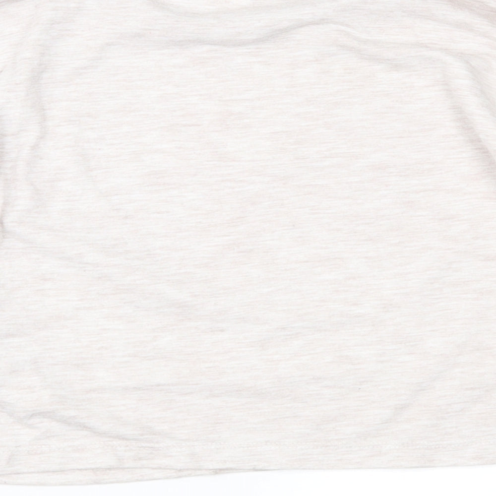 F&F Girls Beige   Cropped Blouse Size 7-8 Years