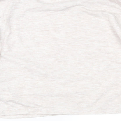 F&F Girls Beige   Cropped Blouse Size 7-8 Years