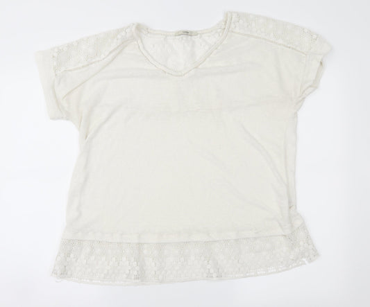 George Womens Ivory   Basic Blouse Size 18